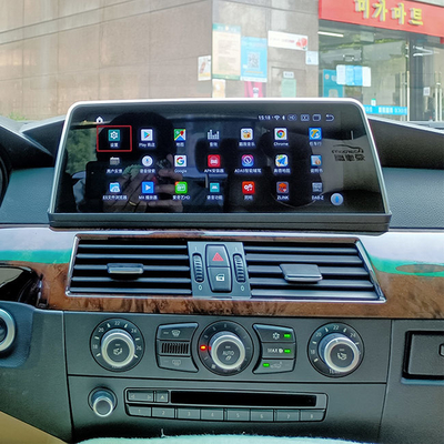 Android 10 sistemas de navegação automotivos dos Gps 64GB 8,8 polegadas para BMW E60 CCC