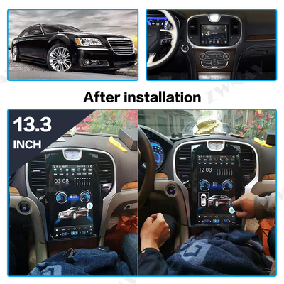 Unidade principal estereofônica Android 9,0 Carplay do carro da navegação de rádio para Chrysler 300C 2013-2019