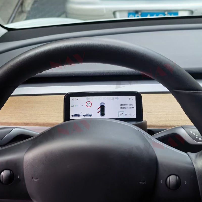 Painel de instrumentos digitais de 4,6&quot; Tesla Model 3 Model Y AMD/Intel Car LCD Dashboard