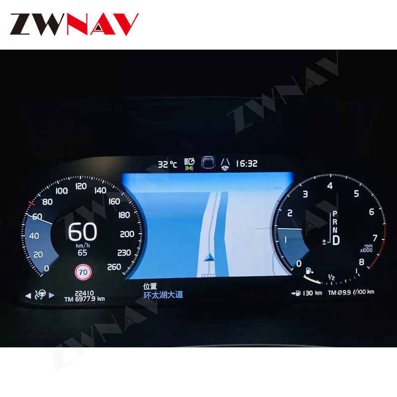 Conjunto de Digitas do carro de Volvo XC90 painel Speedmeter 1920*720 do LCD de 12,3 polegadas