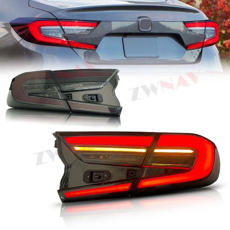 Farol cívico modelo do diodo emissor de luz da geração de For Honda da luz 2022 da cauda do carro alteração dupla do conjunto da lente do 11o