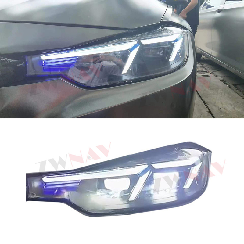 Cauda Lightfor do carro BMW 2012-2018 BMW 3 de F30 F35 do laser do farol do conjunto do carro do retrofit séries da luz do dia da elevação