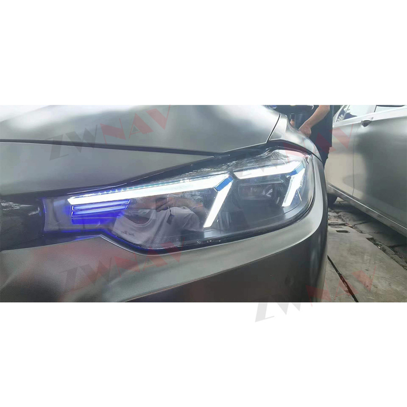 Cauda Lightfor do carro BMW 2012-2018 BMW 3 de F30 F35 do laser do farol do conjunto do carro do retrofit séries da luz do dia da elevação