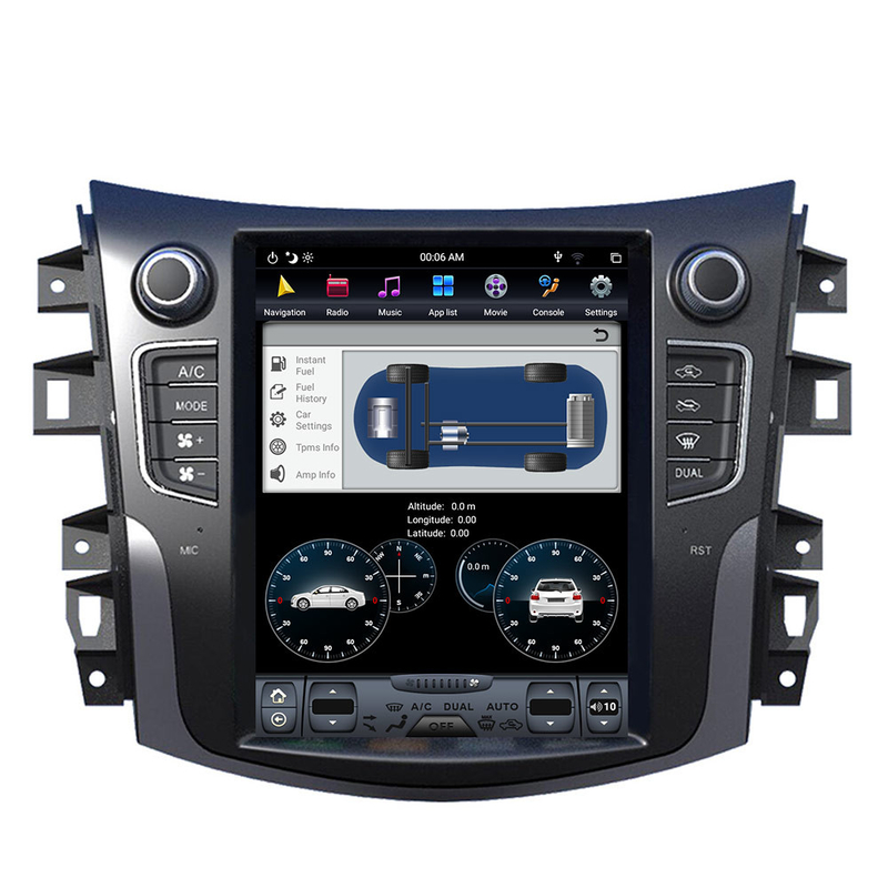 Navegação Carplay do carro de Terra Nissan Sat Nav Android 9,0 do estilo de PX6 Tesla