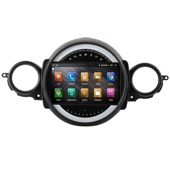 Unidade Android 11 da navegação de GPS do carro do tela táctil PX5 para BMW mini 2007 2014