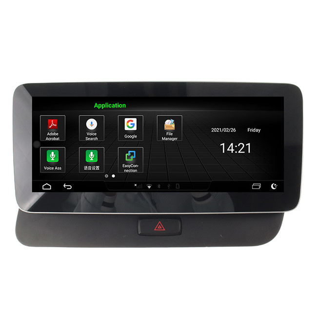 Mapa de 128GB Q5 AUDI Carplay Android Auto GPS sistema de navegação automotivo de 10,25 polegadas