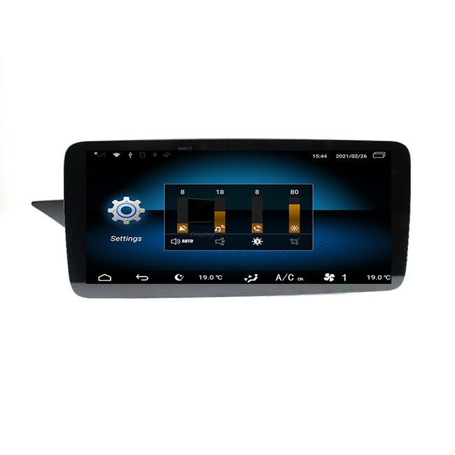 rádio de GPS do carro 45V de 12.3inch Mercedes Benz Head Unit Single Din Android 10,0