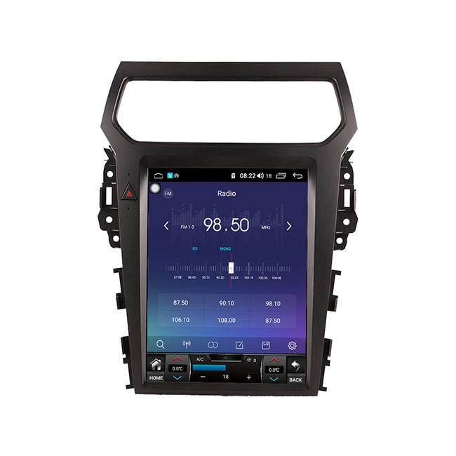 carro Android estereofônico 9,0 da unidade da cabeça de navegação do ruído do dobro 32G para Ford Explorer