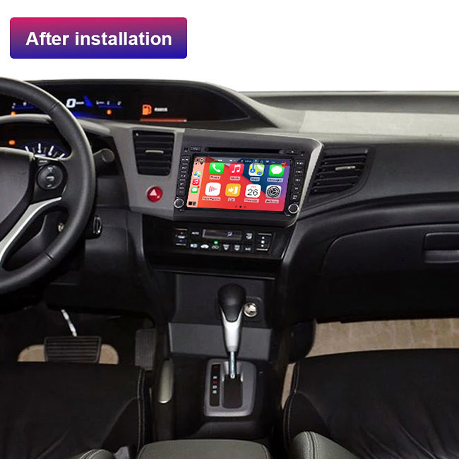 Estéreo dobro do carro do ruído da unidade da cabeça de PX5 PX6 para Honda Civic 2012 2015