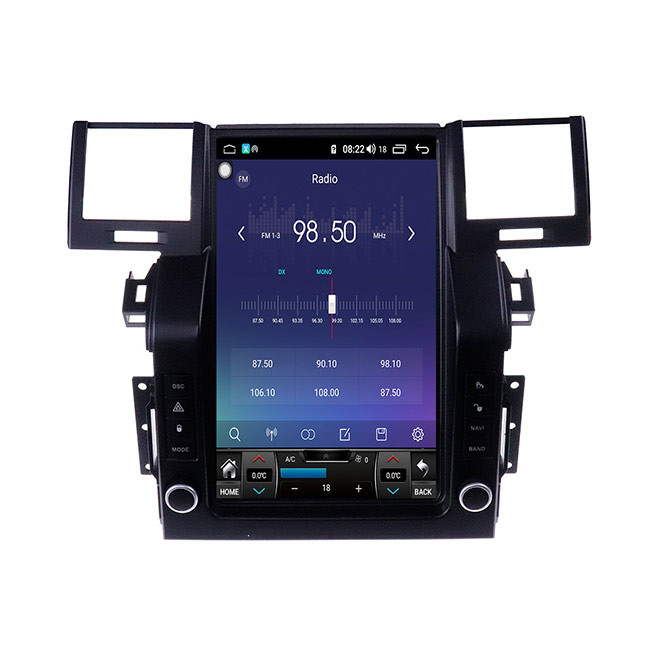 Tela Android 10 do estilo de Tesla do reprodutor de DVD de Rover Car Stereo da escala de 12,1 polegadas