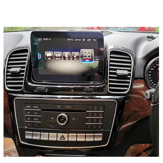 ruído estereofônico 64GB do carro de Android Dvd de 8,8 polegadas único para o Benz GLS 2016