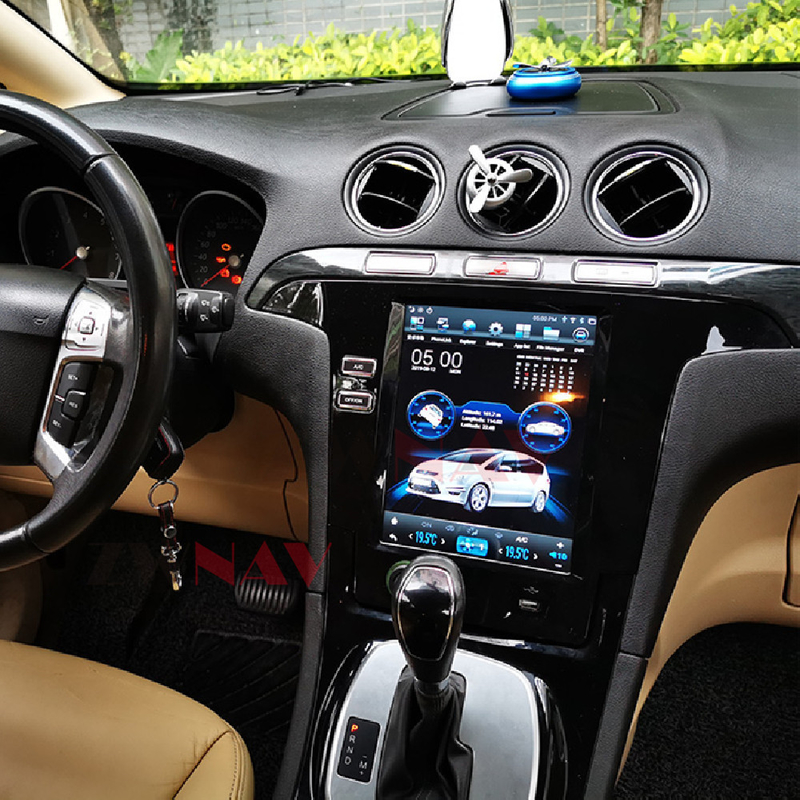 Unidade principal estereofônica Android 11 Carplay do carro da navegação de rádio para a galáxia S-máxima 2007-2015 de Ford
